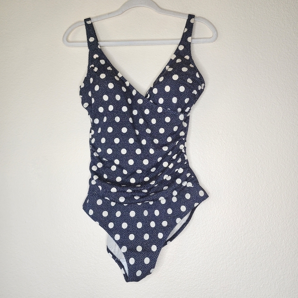 Boden Polkadot Talamanca One Piece Swimsuit 10 - Picture 2 of 9
